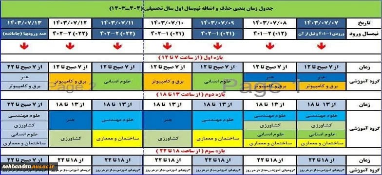 حذف واضافه 031