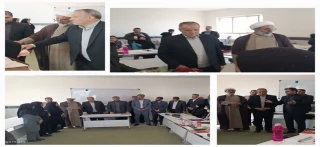 بازدید استاندارمحترم خراسان جنوبی به همراه نماینده محترم شهرستان نهبندان وسربیشه ومسولین شهرستان به مناسبت روز دانشجو